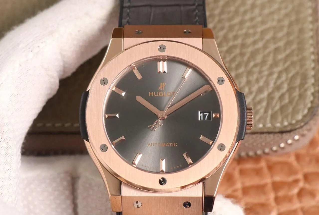 Hublot Classic Fusion 511.OX.7081.LR WWF Factory 1:1 Best Edition Replica Watch Gray Strap